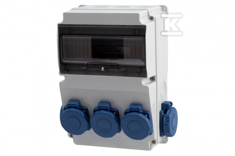 Розподільна коробка LAGO 10M - розетки - F3.1794